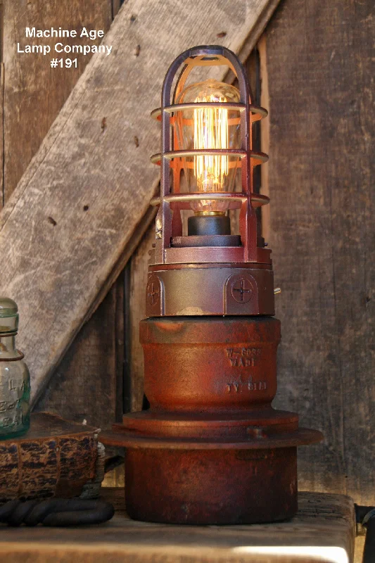 Color - Tunable Industrial Lighting for Special ApplicationsSteampunk Lamp, Explosion Proof Light and Iron Pipe #191 - SOLD Color - Tunable Industrial Lighting for Special ApplicationsSteampunk Lamp, Explosion Proof Light and Iron Pipe #191 - SOLD