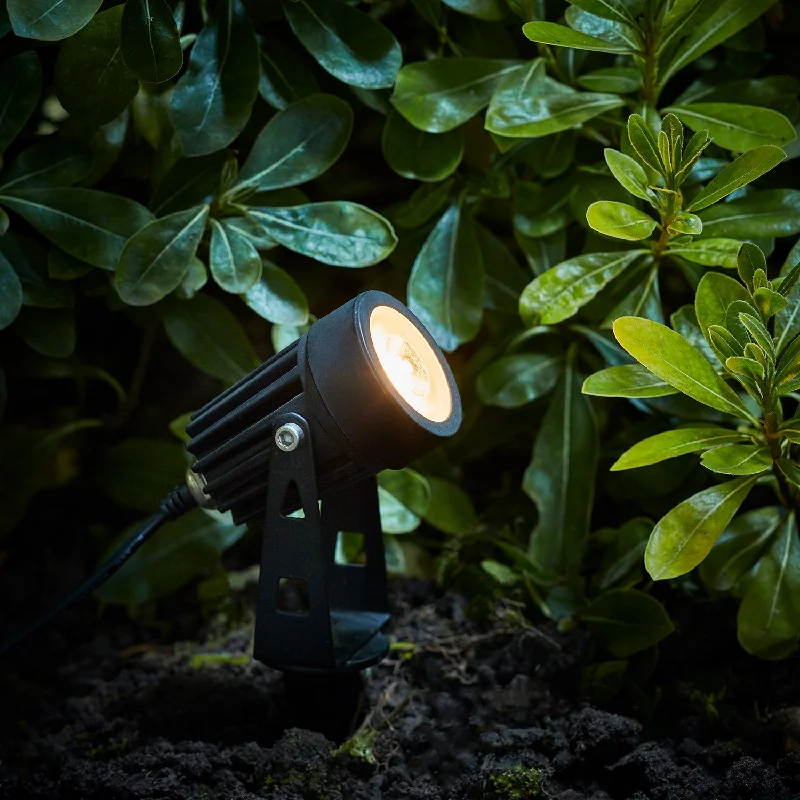Waterproof String Lights for Patio DecorSet of 4 LED Premium IP65 Solar USB Spotlights
