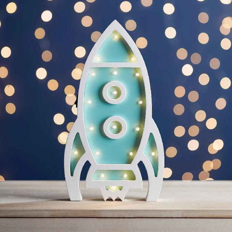 String Lights for Porch LightingChildren’s Rocket Night Light