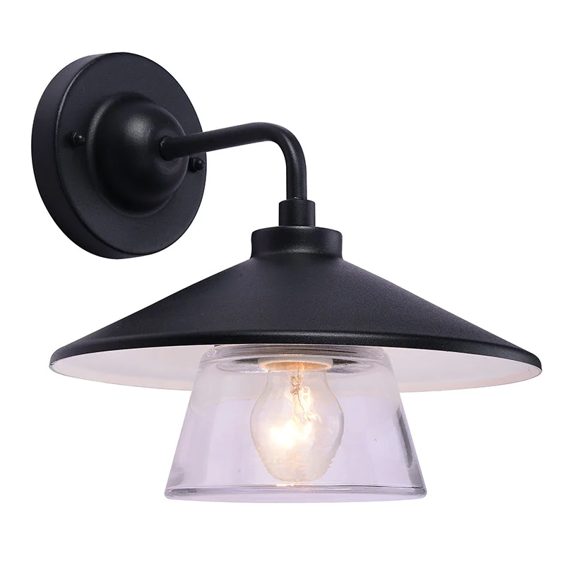 metal wall lamps with a matte black finish for a sleek and modern lookAndy Outdoor Wall Light - Black Finish metal wall lamps with a matte black finish for a sleek and modern lookAndy Outdoor Wall Light - Black Finish