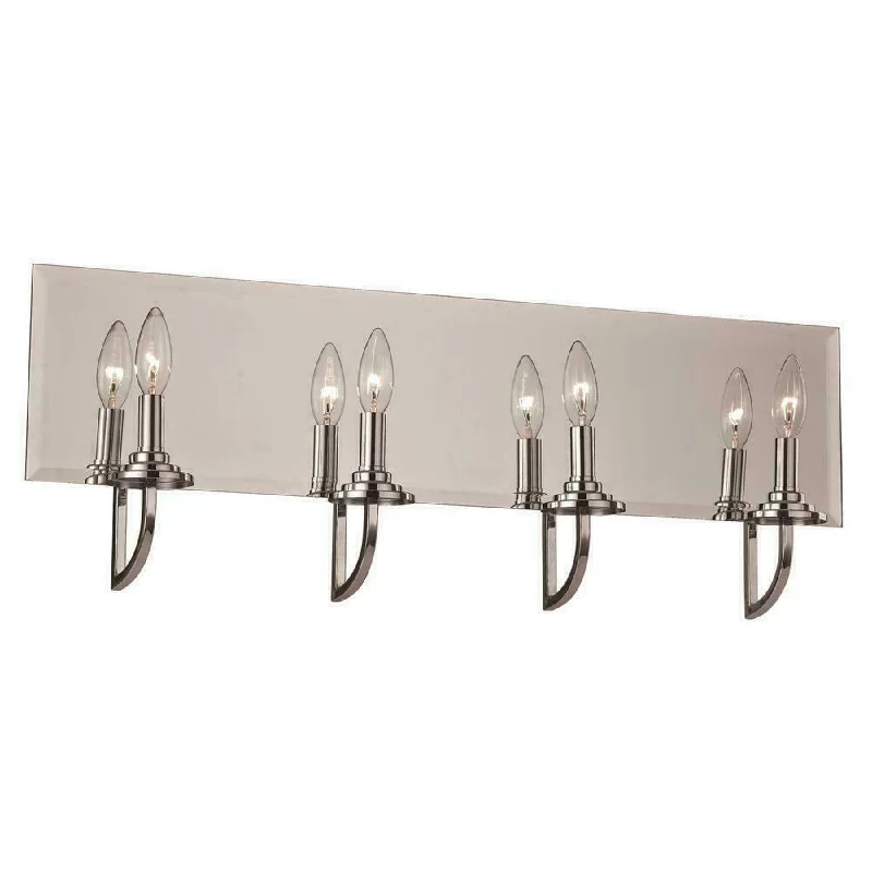 Trans Globe Lighting 20464 PC Four Light Bath Vanity Wall Mount in Polished Chrome Finish Trans Globe Lighting 20464 PC Four Light Bath Vanity Wall Mount in Polished Chrome Finish