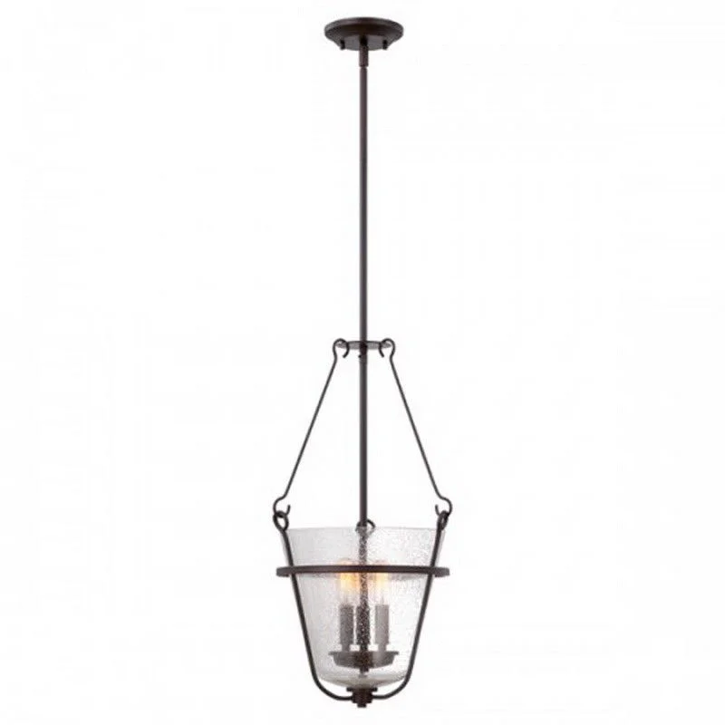 Nuvo Lighting 60-5284 Latham Collection Three Light Hanging Pendant in Copper Espresso Finish Nuvo Lighting 60-5284 Latham Collection Three Light Hanging Pendant in Copper Espresso Finish