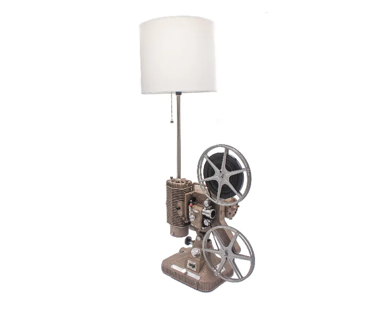 Dimmable Industrial Lighting for Ambiance ControlVintage Table / Desk Lamp, Keystone Projector Lamp, Hollywood & Movie Theater décor, Film Art, Movie room, Home Theater , Film Maker Gift Dimmable Industrial Lighting for Ambiance ControlVintage Table / Desk Lamp, Keystone Projector Lamp, Hollywood & Movie Theater décor, Film Art, Movie room, Home Theater , Film Maker Gift