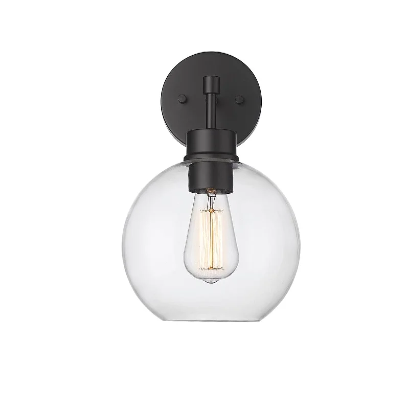 Low - Bay Industrial Lighting Fixtures for Small FactoriesBasin Outdoor Wall Sconce - Powder Coat Black - Clear Glass - 9.13in Extension - E26 Medium Base Low - Bay Industrial Lighting Fixtures for Small FactoriesBasin Outdoor Wall Sconce - Powder Coat Black - Clear Glass - 9.13in Extension - E26 Medium Base