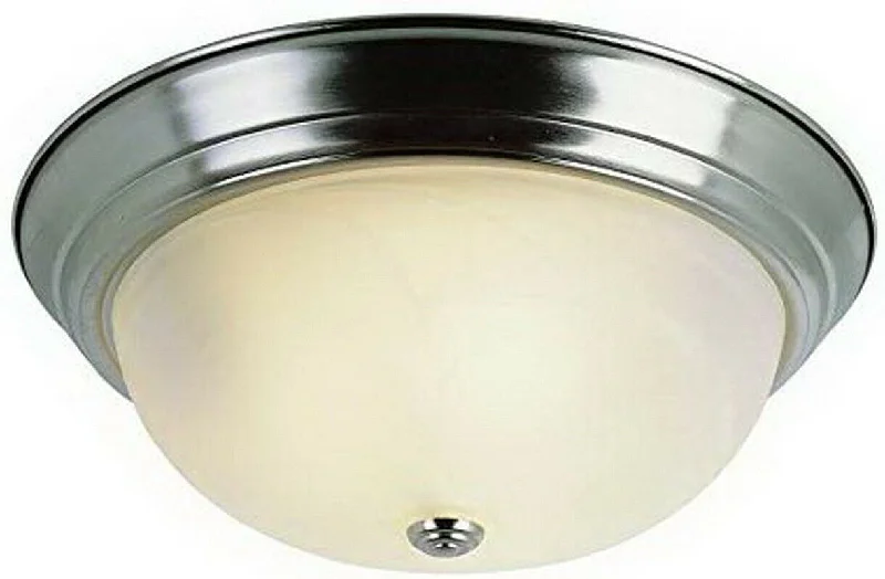 Trans Globe Lighting CB-1990TW BN Parlor Collection TWO PACK LED Flush Ceiling Fixtures in Brushed Nickel Finish Trans Globe Lighting CB-1990TW BN Parlor Collection TWO PACK LED Flush Ceiling Fixtures in Brushed Nickel Finish