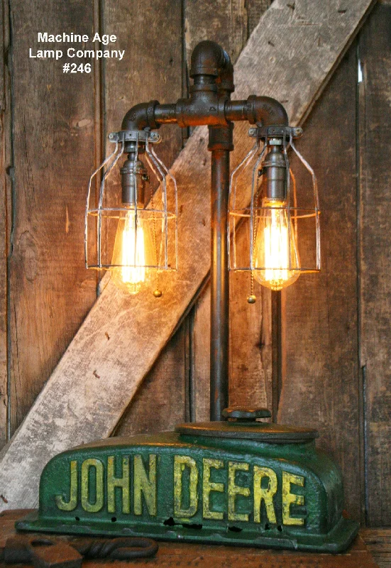 Color - Tunable Industrial Lighting for Special ApplicationsSteampunk Industrial Lamp, Antique John Deere Farm Tractor B - #246 SOLD Color - Tunable Industrial Lighting for Special ApplicationsSteampunk Industrial Lamp, Antique John Deere Farm Tractor B - #246 SOLD