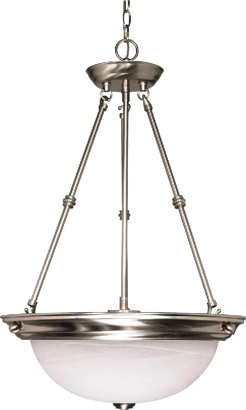 Ambient 59119 3-Light 20 inch Brushed Nickel Pendant Ceiling Light
