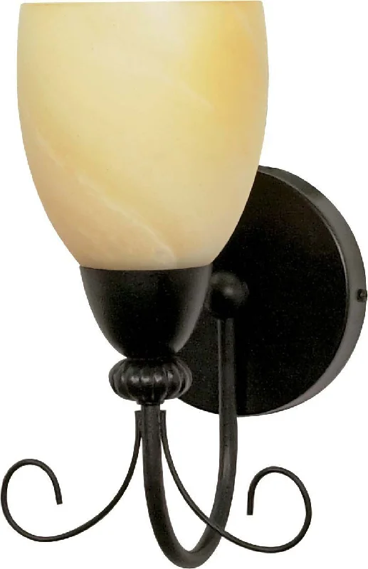 Nuvo Lighting 60-154 Vanguard Collection One Light Wall Sconce in Textured Black Finish Nuvo Lighting 60-154 Vanguard Collection One Light Wall Sconce in Textured Black Finish