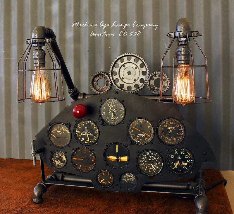 Energy - Efficient Industrial Lighting for Cost - SavingsWorld War II Era Aircraft possibly experimental Instrument Control Panel Lamp CC #32 - SOLD Energy - Efficient Industrial Lighting for Cost - SavingsWorld War II Era Aircraft possibly experimental Instrument Control Panel Lamp CC #32 - SOLD