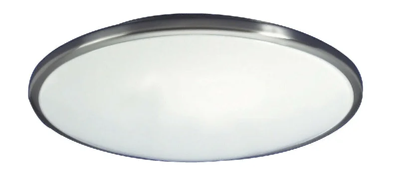 AFX CF2022BNET Euro Style Saucer One Light Energy Efficient Ceiling Fixture in Brushed Nickel Finish AFX CF2022BNET Euro Style Saucer One Light Energy Efficient Ceiling Fixture in Brushed Nickel Finish