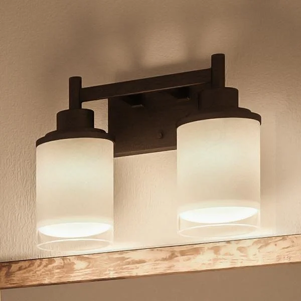 Industrial Lighting for Printing Press FacilitiesUHP2011 Contemporary Bathroom Vanity Light, 9.5"H x 13"W, Olde Bronze Finish, Cupertino Collection Industrial Lighting for Printing Press FacilitiesUHP2011 Contemporary Bathroom Vanity Light, 9.5"H x 13"W, Olde Bronze Finish, Cupertino Collection