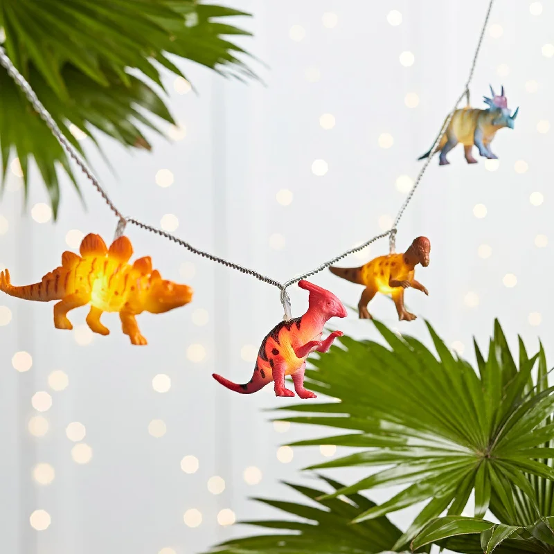String Lights with Edison Bulbs for Rustic Ambiance12 Dinosaur Fairy Lights
