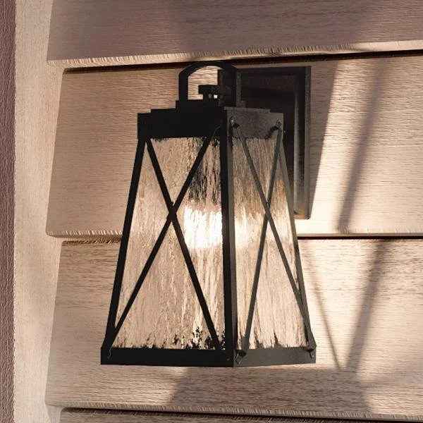 Industrial Flood Lighting for Outdoor Loading DocksUHP1051 English Country Outdoor Wall Light, 11-1/2"H x 6"W, Midnight Black Finish, Saint Paul Collection Industrial Flood Lighting for Outdoor Loading DocksUHP1051 English Country Outdoor Wall Light, 11-1/2"H x 6"W, Midnight Black Finish, Saint Paul Collection