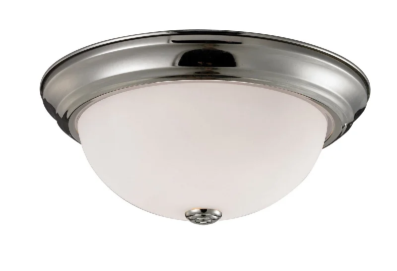 Z-Lite Lighting 2109F3 Athena Collection Three Light Ceiling Flush Mount in Brushed Nickel Finish Z-Lite Lighting 2109F3 Athena Collection Three Light Ceiling Flush Mount in Brushed Nickel Finish