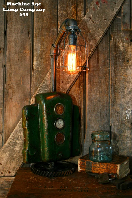 Durable Industrial Lighting for Harsh EnvironmentsSteampunk Lamp, By Machine Age Lamps, John Deere Tractor Dash Farm - #95 - SOLD Durable Industrial Lighting for Harsh EnvironmentsSteampunk Lamp, By Machine Age Lamps, John Deere Tractor Dash Farm - #95 - SOLD