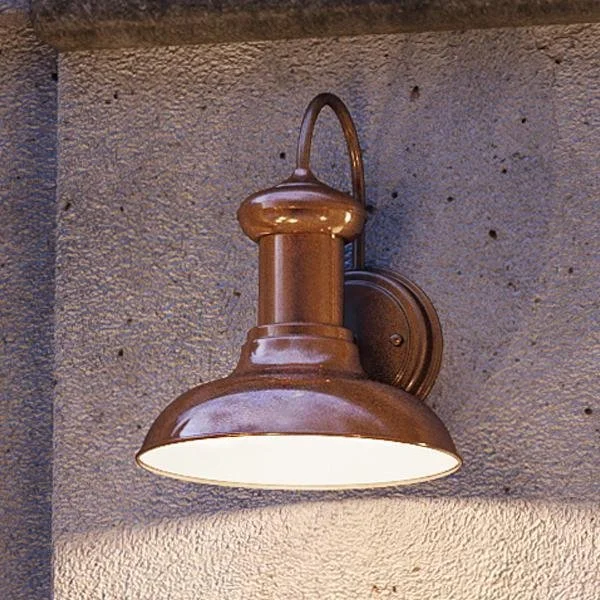Color - Tunable Industrial Lighting for Special ApplicationsUHP1020 Luxe Industrial Outdoor Wall Light, 10"H x 8.125"W, Solid Copper Finish, Palermo Collection Color - Tunable Industrial Lighting for Special ApplicationsUHP1020 Luxe Industrial Outdoor Wall Light, 10"H x 8.125"W, Solid Copper Finish, Palermo Collection