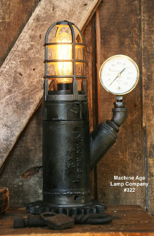 High - Bay LED Industrial Lighting for WarehousesSteampunk Industrial Lamp, Steam Gauge #322 - SOLD High - Bay LED Industrial Lighting for WarehousesSteampunk Industrial Lamp, Steam Gauge #322 - SOLD