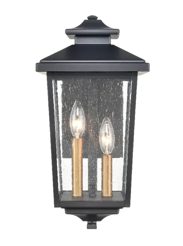 Shock - Resistant Industrial Lighting for Vibrating Machinery AreasEldrick Outdoor Wall Sconce - Powder Coat Black - Clear Seeded Glass - 9.125in Extension - E12 Candelabra Base Shock - Resistant Industrial Lighting for Vibrating Machinery AreasEldrick Outdoor Wall Sconce - Powder Coat Black - Clear Seeded Glass - 9.125in Extension - E12 Candelabra Base