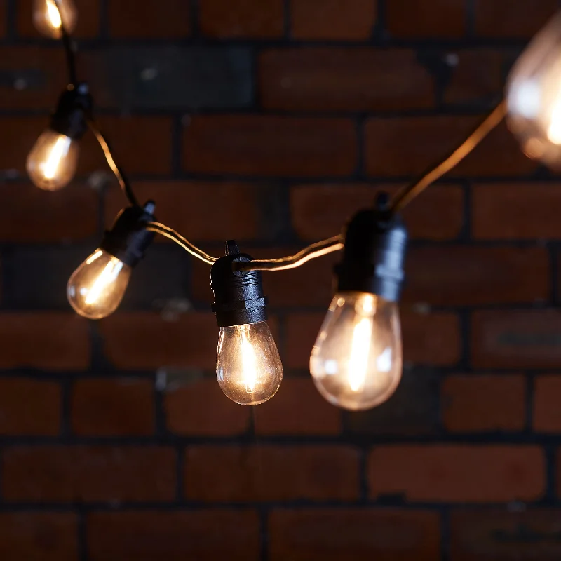 String Lights with Edison Bulbs for Rustic AmbianceUltimate Connect 90m 180 Warm White Festoon Lights Black Cable String Lights with Edison Bulbs for Rustic AmbianceUltimate Connect 90m 180 Warm White Festoon Lights Black Cable