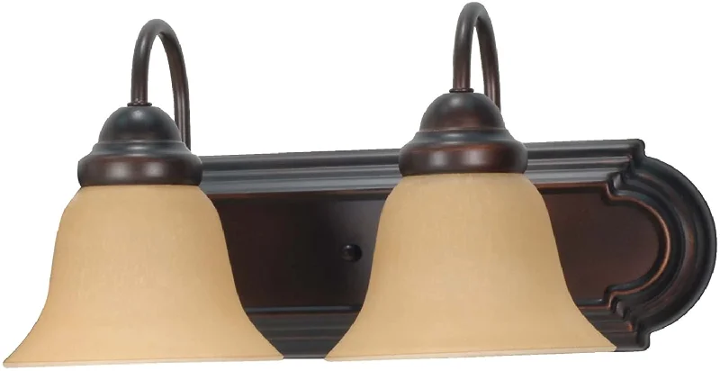 Nuvo Lighting 60-43121LED Ballerina Collection Two Light Energy Star Efficient GU24 Bath Vanity Wall Mount in Mahogany Bronze Finish Nuvo Lighting 60-43121LED Ballerina Collection Two Light Energy Star Efficient GU24 Bath Vanity Wall Mount in Mahogany Bronze Finish