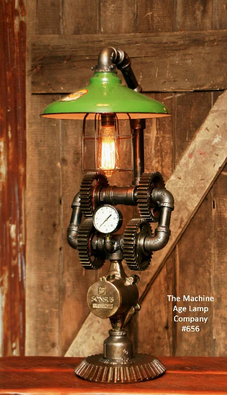 Industrial Ceiling - Mounted Lighting for Assembly PlantsSteampunk Industrial Vintage Farm Gear Lamp, Light , #665 Industrial Ceiling - Mounted Lighting for Assembly PlantsSteampunk Industrial Vintage Farm Gear Lamp, Light , #665