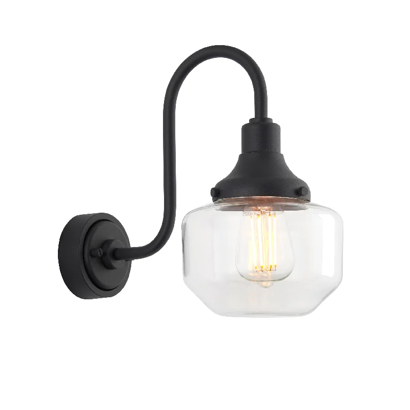 rustic farmhouse wall lamps with wooden accents for cozy bedroomsFresco Outdoor Wall Light - Matt Black / Brushed Silver rustic farmhouse wall lamps with wooden accents for cozy bedroomsFresco Outdoor Wall Light - Matt Black / Brushed Silver