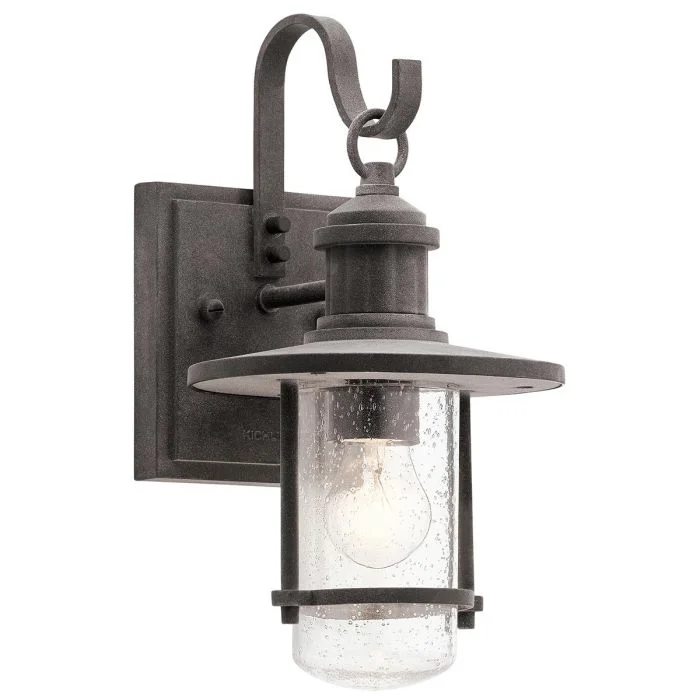 Riverwood Small/Medium/Large/Extra Large Outdoor Lantern - Weathered Zinc E27 IP44 Riverwood Small/Medium/Large/Extra Large Outdoor Lantern - Weathered Zinc E27 IP44