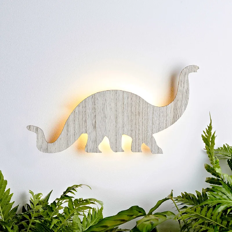 String Lights for Nursery Room DecorDiplodocus Dinosaur Wall Light