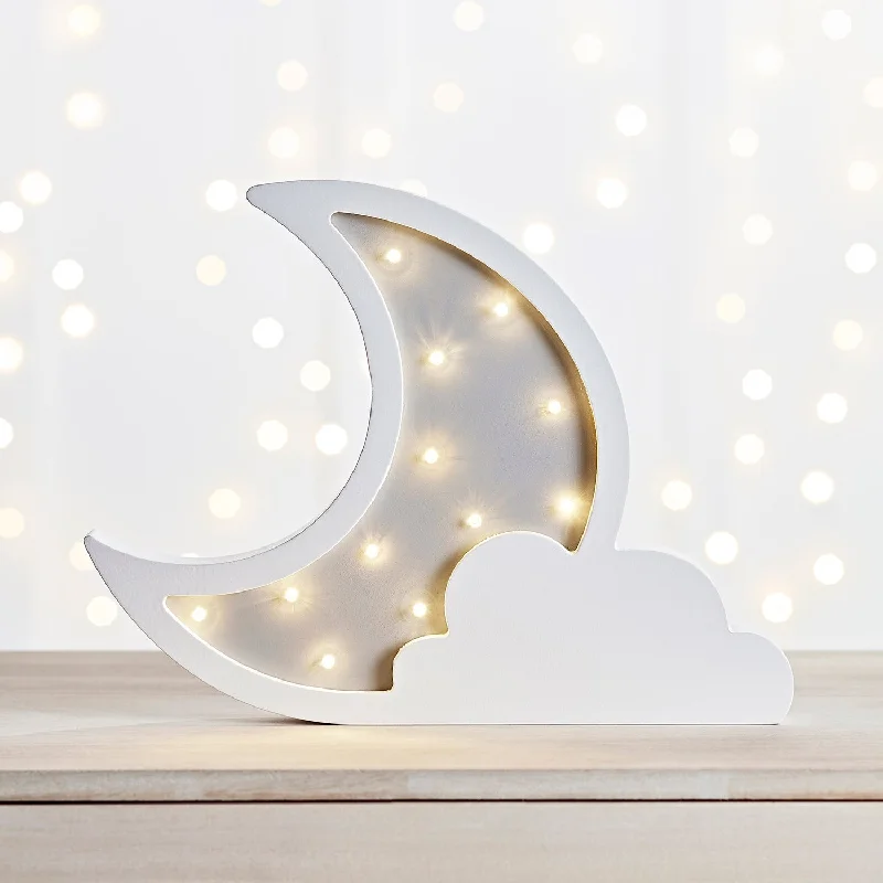 String Lights for Outdoor Dining AreasCloud & Moon Children's Light