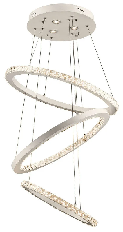 Elan by Kichler Lighting 83406 Allos Collection LED Hanging Pendant Chandelier in Flat White Finish Elan by Kichler Lighting 83406 Allos Collection LED Hanging Pendant Chandelier in Flat White Finish