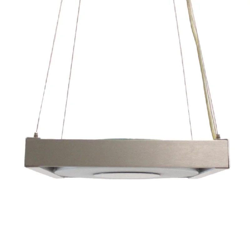 Oxygen Lighting 2-6118-16 One Light Energy Efficient Hanging Pendant in Aluminum Finish Oxygen Lighting 2-6118-16 One Light Energy Efficient Hanging Pendant in Aluminum Finish