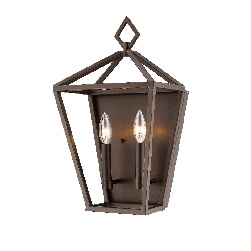 Industrial Lighting for Woodworking FactoriesDouble Lamp Wall Sconce - Rubbed Bronze - 6.5in. Extension - E12 Candelabra Base Industrial Lighting for Woodworking FactoriesDouble Lamp Wall Sconce - Rubbed Bronze - 6.5in. Extension - E12 Candelabra Base