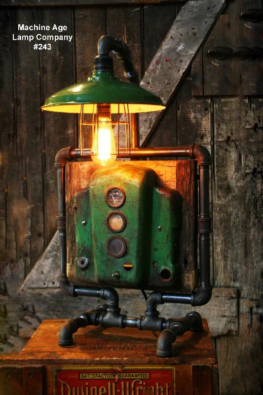 Industrial Lighting for Furniture FactoriesSteampunk Industrial Lamp, John Deere Dash Farm Tractor #243 MTO Industrial Lighting for Furniture FactoriesSteampunk Industrial Lamp, John Deere Dash Farm Tractor #243 MTO