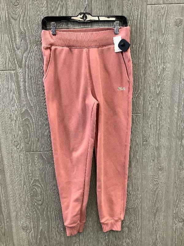 Pink Athletic Pants Fila, Size S