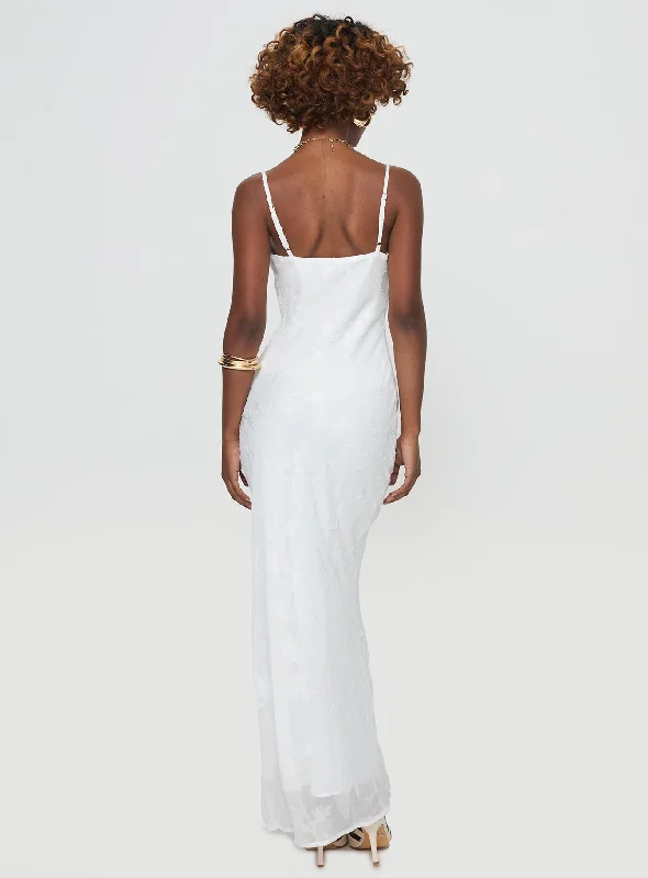 Naeema Maxi Dress White