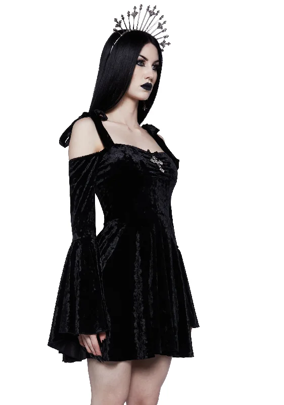 Nocturnal Elegance Mini Dress