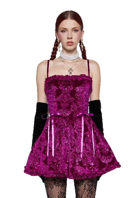 Sweet Icing Corset Dress - Raspberry