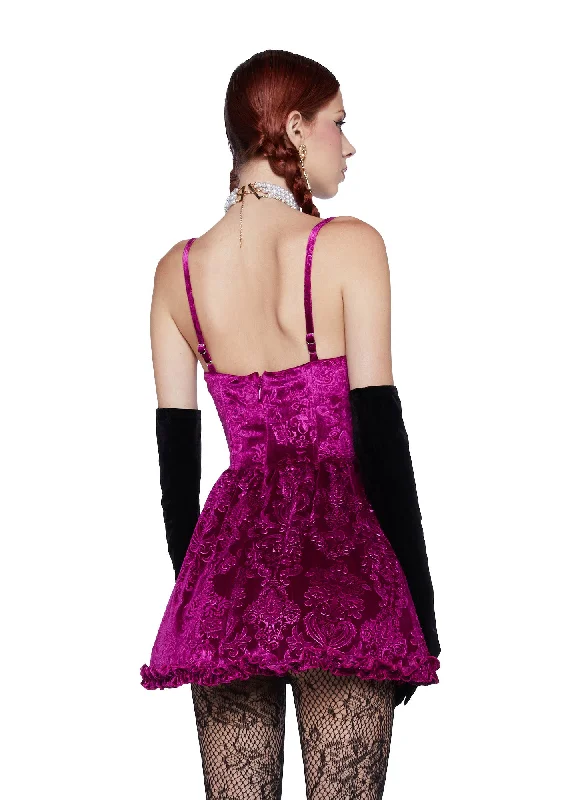 Sweet Icing Corset Dress - Raspberry