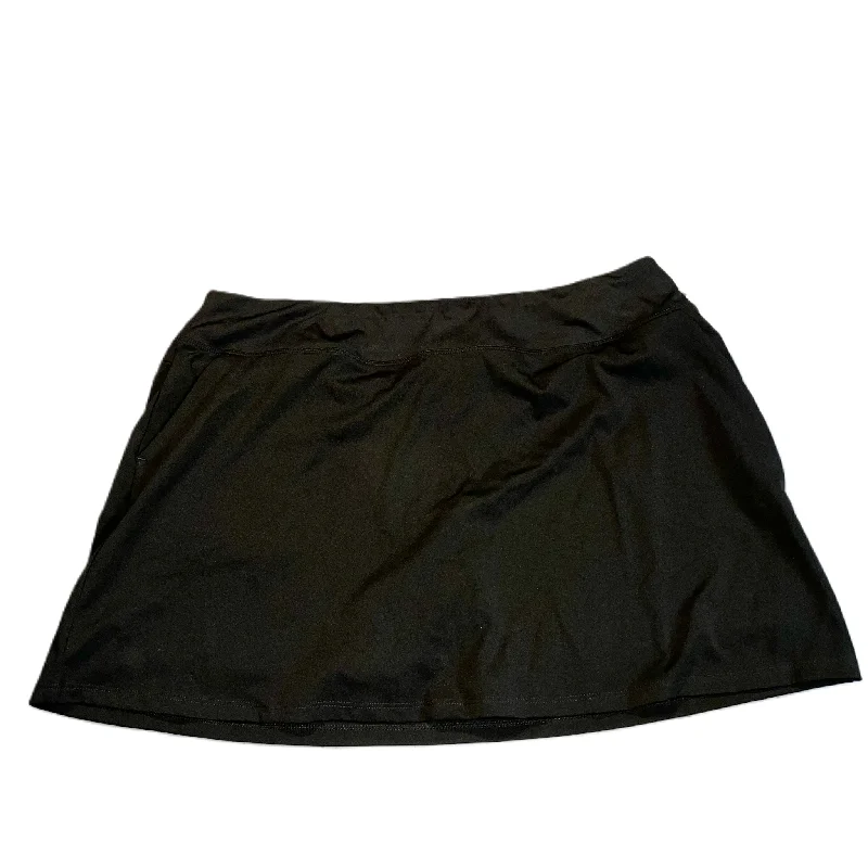 Black Athletic Skort By Tommy Bahama, Size: Xl