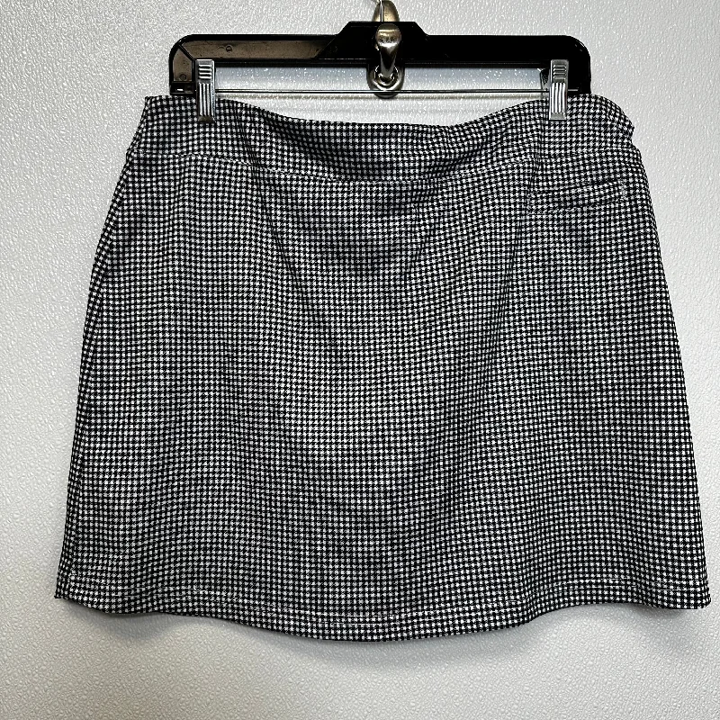 Checked Athletic Skirt Skort Clothes Mentor, Size L