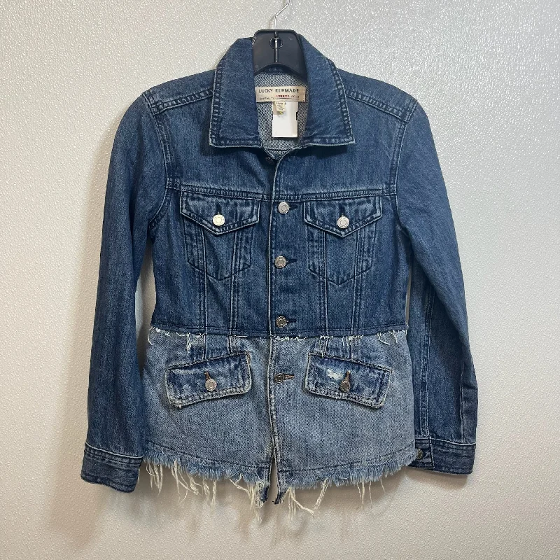 Jacket Denim By Lucky Brand O  Size: Xs