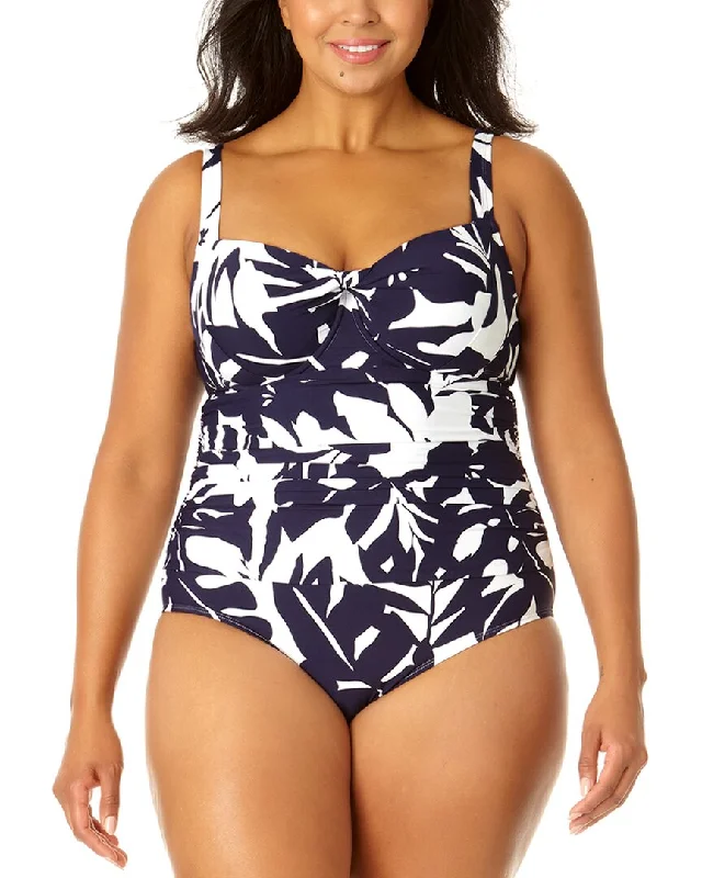 Anne Cole Retro Twist One-Piece