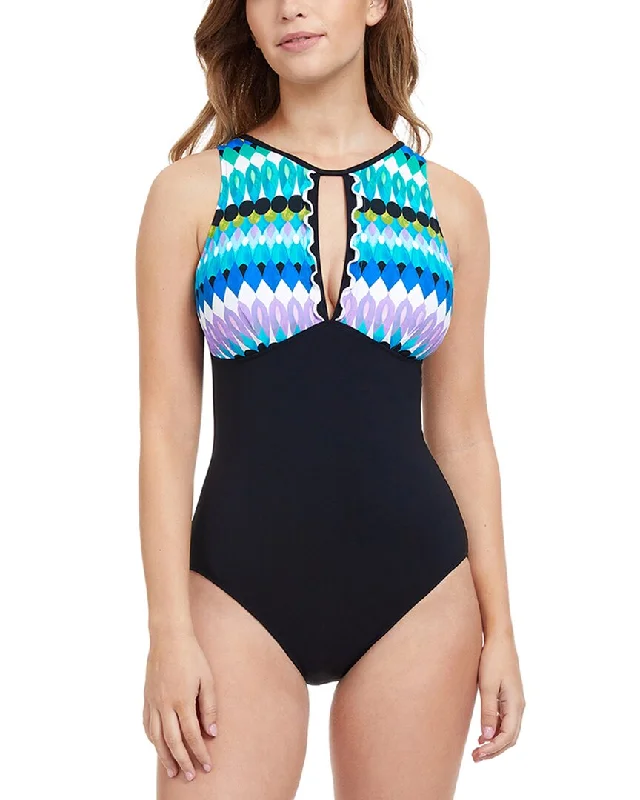 Profile by Gottex Moroccan Escape High Neck One-Piece