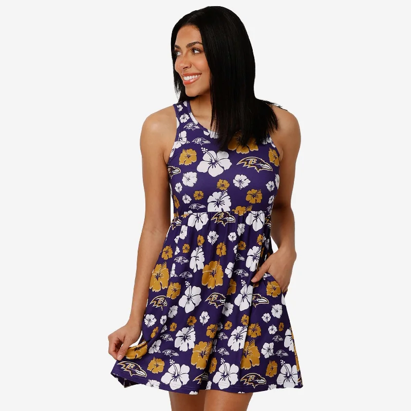 Baltimore Ravens Womens Fan Favorite Floral Sundress