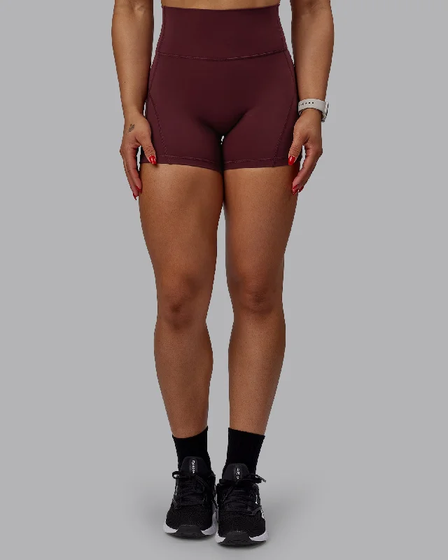 Bend X-Length Shorts - Dark Cherry