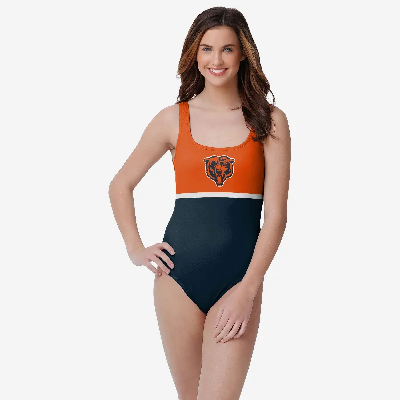 Chicago Bears Womens Beach Day One Piece Bathing Suit