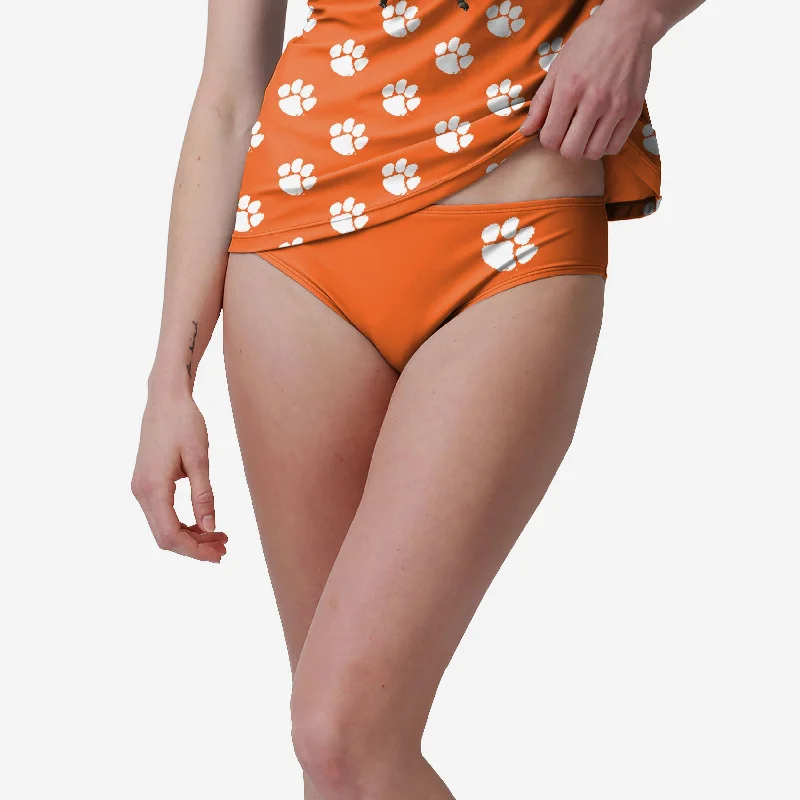 Clemson Tigers Womens Mini Logo Bikini Bottom