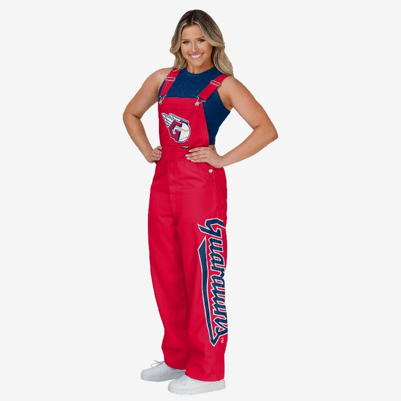 Cleveland Guardians Womens Big Logo Bib Overalls