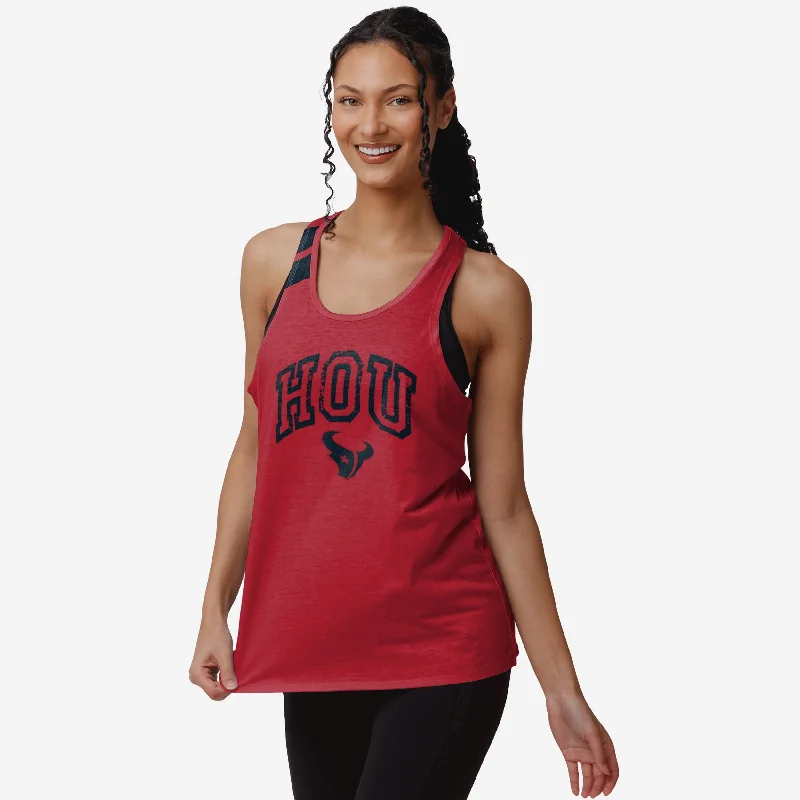 Houston Texans Womens Team Twist Sleeveless Top