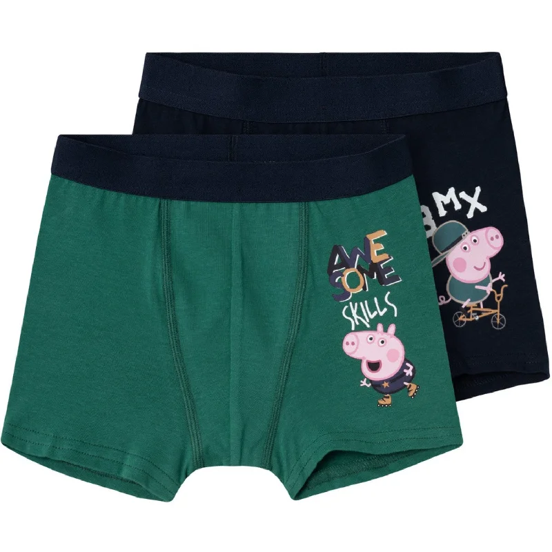 Name It Dark Sapphire Jetsu Peppa Pig 2-pack Boxer Shorts